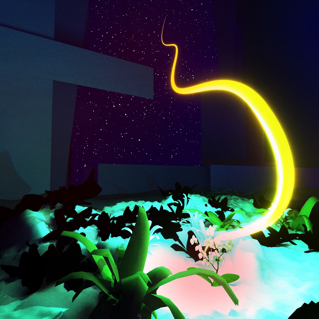 death's dynamic shroud.wmv - DREAMガーデン (2022)<br>Blender / Photoshop